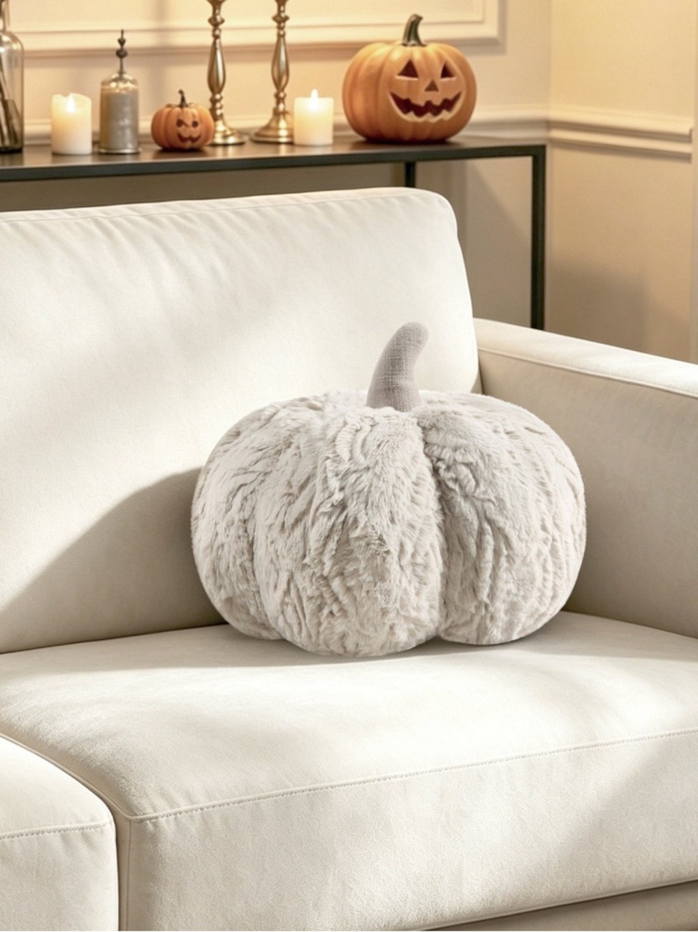 Brentwood Originals Halloween Decorative Pumpkin Pillow